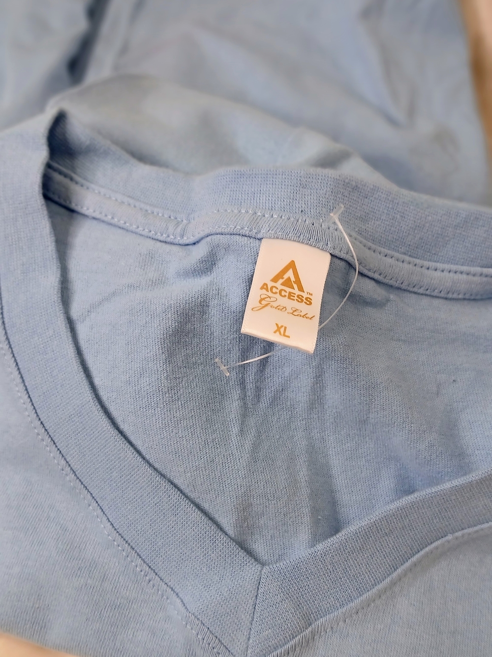 ACCESS Golf Label XL Light Blue V-Neck Shirt